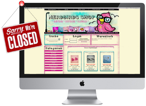 Nerdbirds Shop is Closed